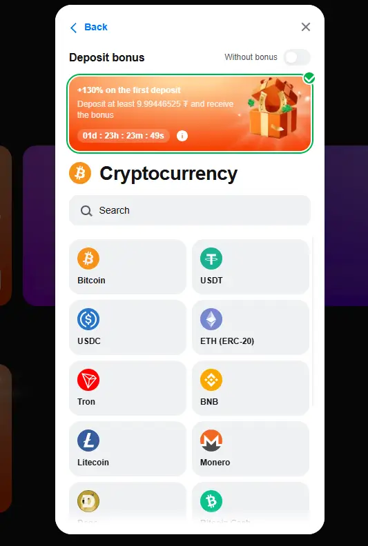 Get 1win welcome bonus